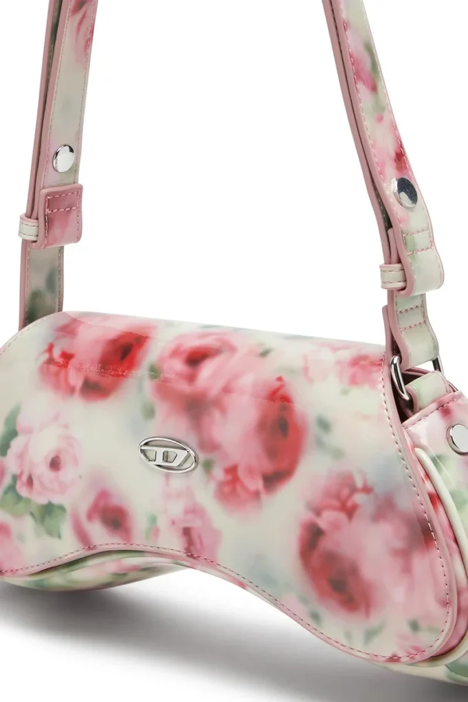 play crossbody Borsa a tracolla Play in PU lucido stampato play crossbody Borsa a tracolla Play in PU lucido stampato