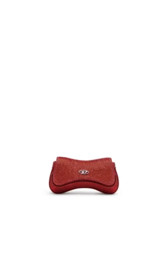 play crossbody xs Borsa a tracolla Play-Mini in Lurex cristallo