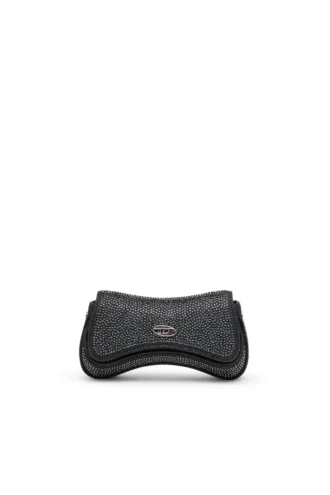 play crossbody xs Borsa a tracolla Play-Mini in Lurex cristallo