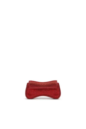 play crossbody xs Borsa a tracolla Play-Mini in Lurex cristallo
