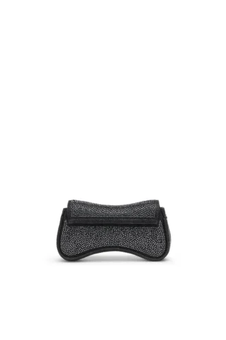 play crossbody xs Borsa a tracolla Play-Mini in Lurex cristallo
