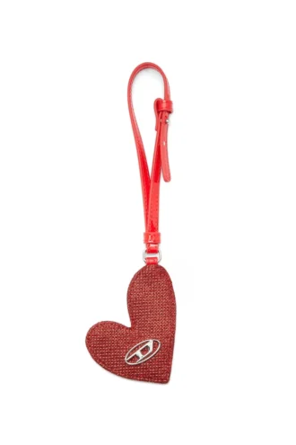 play mirror Ciondolo a forma di cuore con logo in metallo play mirror Ciondolo a forma di cuore con logo in metallo