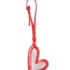 play mirror Ciondolo a forma di cuore con logo in metallo