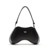 Play shoulder Borsa a tracolla in pelle lucida semi-opaca Play shoulder Borsa a tracolla in pelle lucida semi-opaca