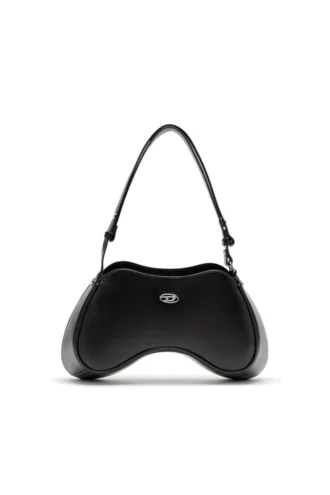 Play shoulder Borsa a tracolla in pelle lucida semi-opaca Play shoulder Borsa a tracolla in pelle lucida semi-opaca