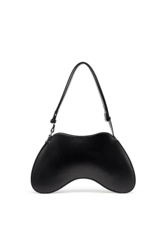 Play shoulder Borsa a tracolla in pelle lucida semi-opaca Play shoulder Borsa a tracolla in pelle lucida semi-opaca