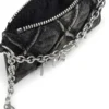 Portacarte con catena Portacarte con catena e tasca portamonete con zip Portacarte con catena Portacarte con catena e tasca portamonete con zip