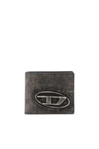 Portafoglio 1DR bi-fold coin s 3d in denim lavato Portafoglio 1DR bi-fold coin s 3d in denim lavato