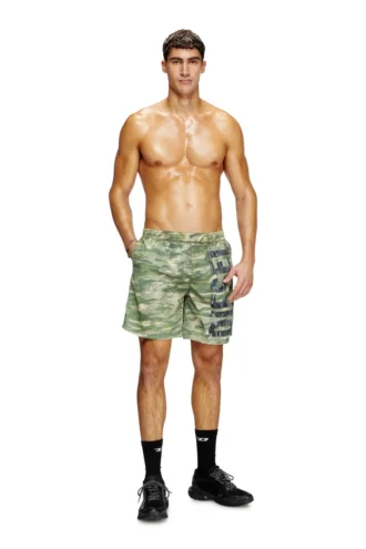 powel-47.5-utlt Pantaloncini da surf in ripstop mimetico