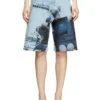 pr-d-rixford-s Shorts in denim con stampa slavata pr-d-rixford-s Shorts in denim con stampa slavata