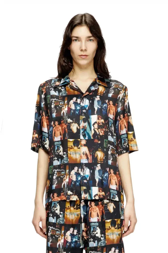 pr-s-mec-tom25 Camicia da bowling con stampe grafiche pr-s-mec-tom25 Camicia da bowling con stampe grafiche