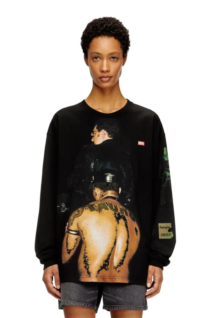 pr-t-boxt-ls-tom25-1 T-shirt a maniche lunghe con stampa grafica pr-t-boxt-ls-tom25-1 T-shirt a maniche lunghe con stampa grafica