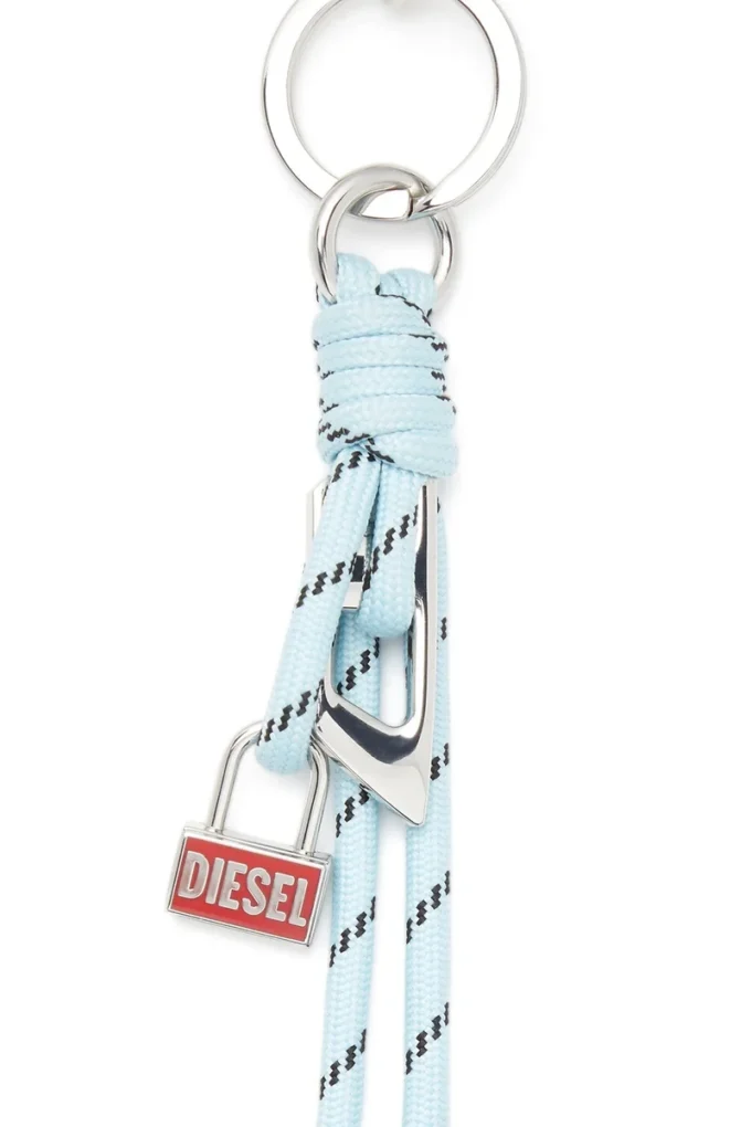 rope ii Ciondolo in metallo e corda con pendente Diesel