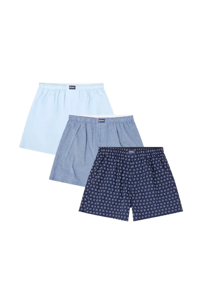 ryan-d-core-3pack Confezione da 3 boxer in cotone con stampa all-over ryan-d-core-3pack Confezione da 3 boxer in cotone con stampa all-over