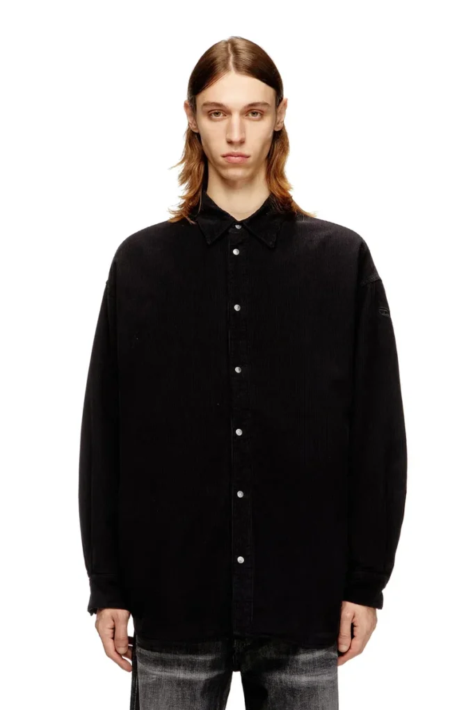 s-baggy-padd-hgbk Camicia in cotone con ricamo ovale D