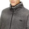 s-batel-v1 Giacca con zip foderata in peluche effetto denim s-batel-v1 Giacca con zip foderata in peluche effetto denim