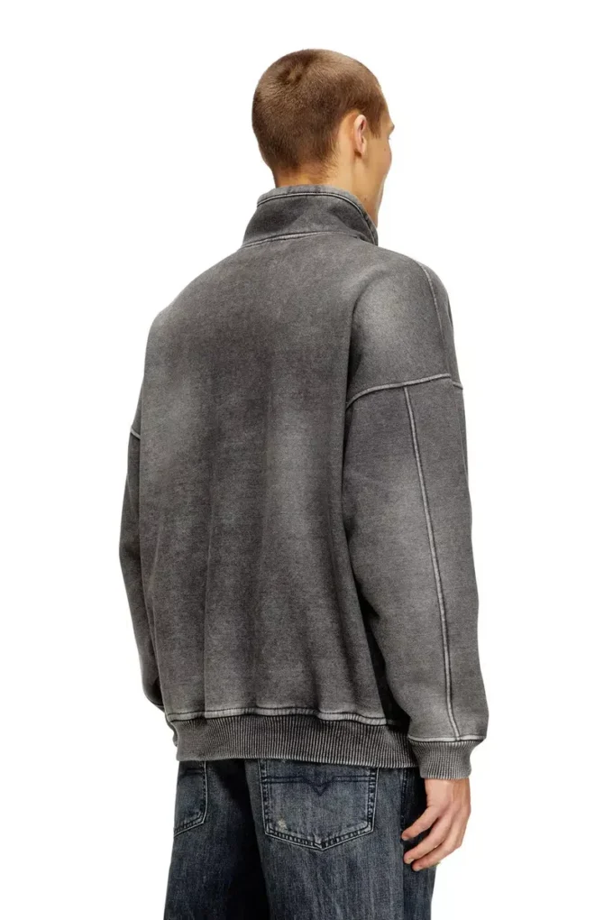 s-batel-v1 Giacca con zip foderata in peluche effetto denim s-batel-v1 Giacca con zip foderata in peluche effetto denim