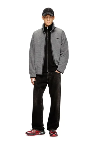 s-baty-new Felpa con zip e fodera interna