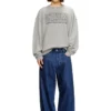s-boxt-raw-v1 Felpa in cotone con logo applicato