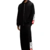 s-boxt-zip-hood-div Felpa con cappuccio con ricamo logo patch