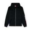 s-boxt-zip-hood-div Felpa con cappuccio con ricamo logo patch