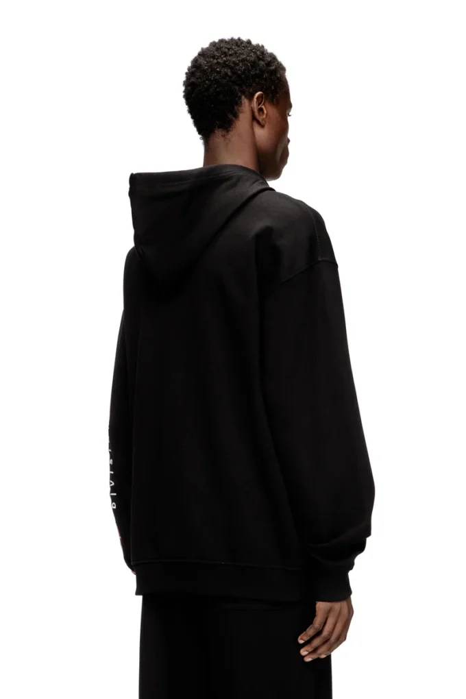 s-boxt-zip-hood-div Felpa con cappuccio con ricamo logo patch
