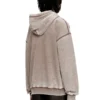s-boxton-hood Felpa con cappuccio con stampa e borchie