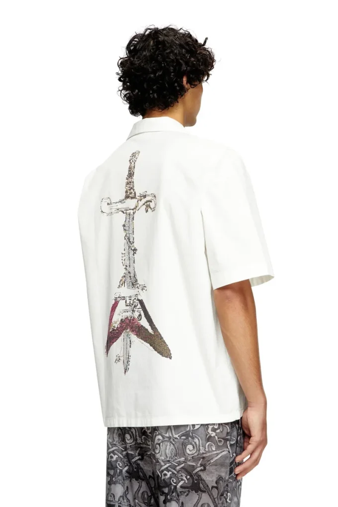 s-brack-a-hgbs Camicia con stampa spada s-brack-a-hgbs Camicia con stampa spada