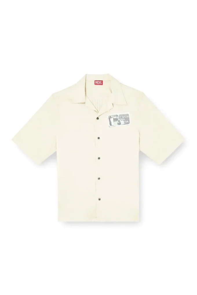 s-brack-b-epbr Camicia in TENCEL™ con grafica in strass s-brack-b-epbr Camicia in TENCEL™ con grafica in strass