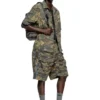s-brack-epbw Camicia con stampe mimetiche miste s-brack-epbw Camicia con stampe mimetiche miste
