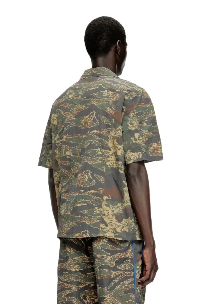 s-brack-epbw Camicia con stampe mimetiche miste s-brack-epbw Camicia con stampe mimetiche miste