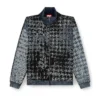 s-corr Felpa con zip in pied-de-poule devoré s-corr Felpa con zip in pied-de-poule devoré