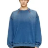 s-crao-boxt Maglia in cotone con cuciture a contrasto
