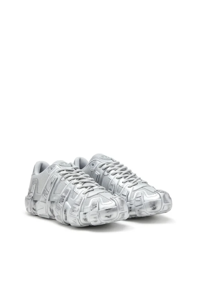 s-d-griffe low Sneakers S-D-Griffe-Metallic in mesh e PU