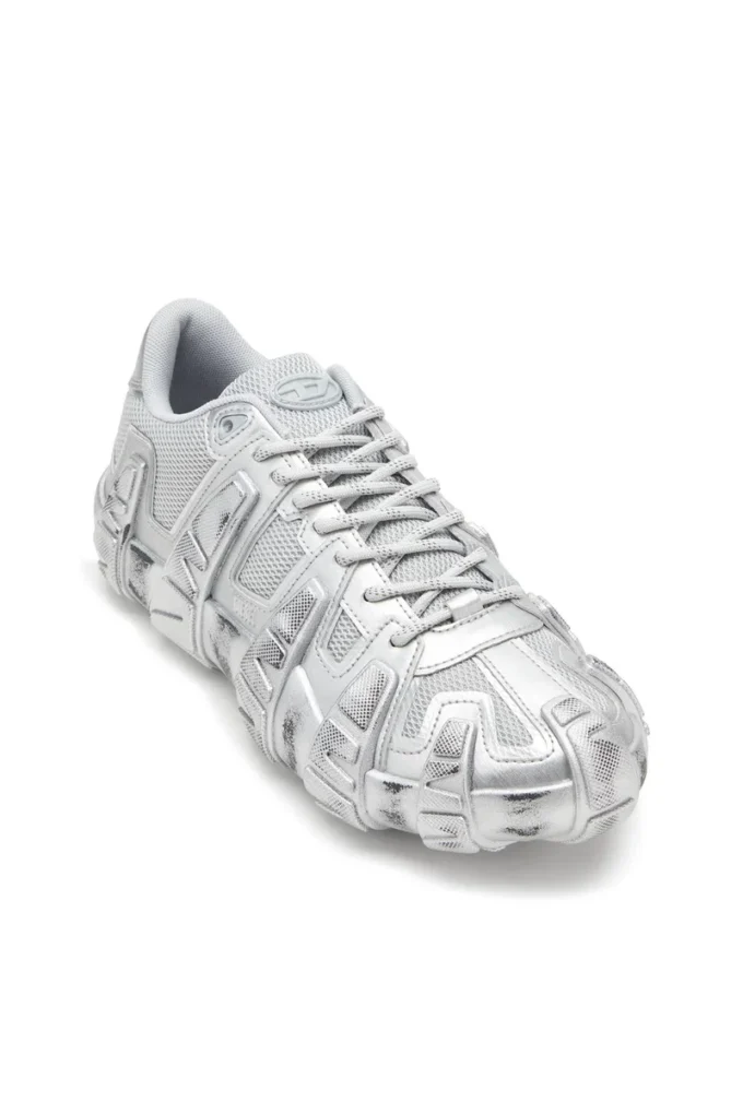 s-d-griffe low Sneakers S-D-Griffe-Metallic in mesh e PU