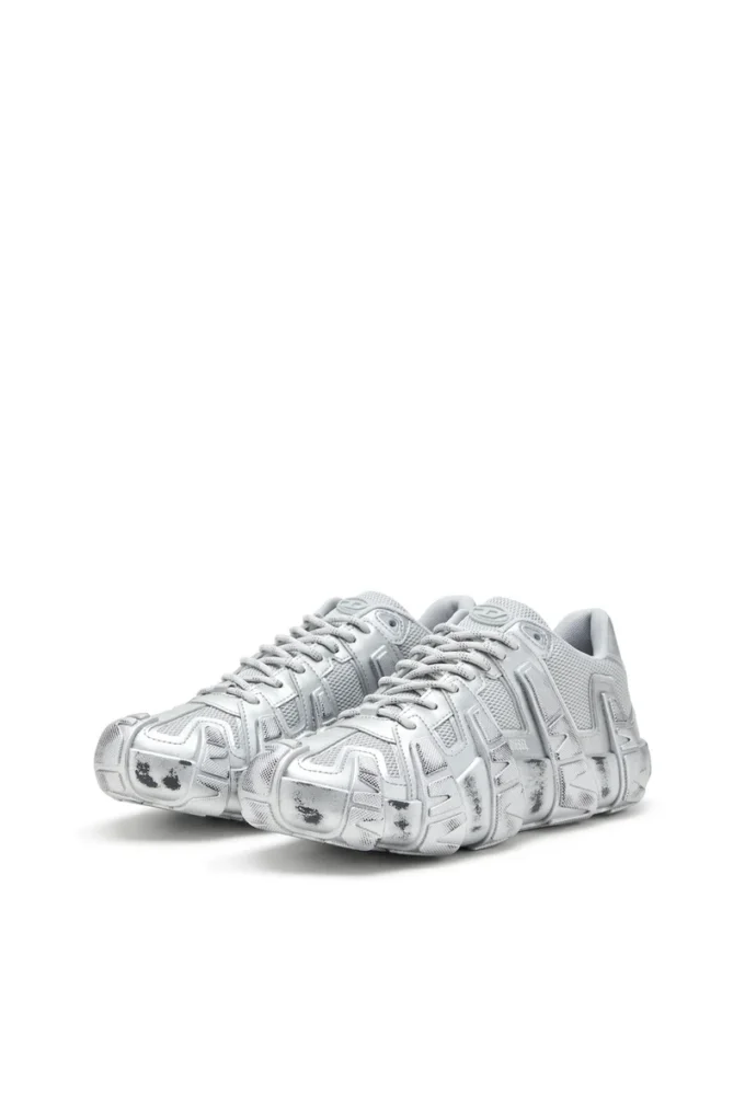 s-d-griffe low Sneakers S-D-Griffe-Metallic in mesh e PU