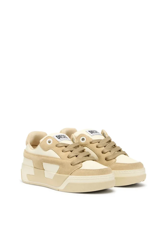 s-d-ollie low w D-Ollie-Sneakers effetto consumato in pelle e pelle scamosciata s-d-ollie low w D-Ollie-Sneakers effetto consumato in pelle e pelle scamosciata
