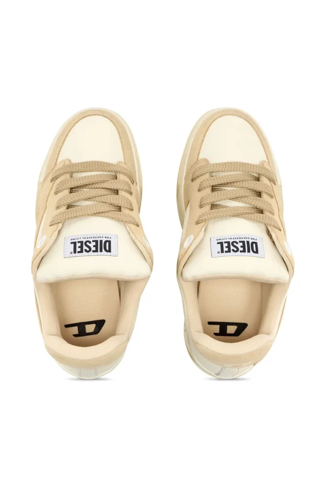 s-d-ollie low w D-Ollie-Sneakers effetto consumato in pelle e pelle scamosciata s-d-ollie low w D-Ollie-Sneakers effetto consumato in pelle e pelle scamosciata
