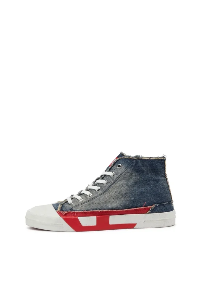 s-d-verse mid ii D-Verse-Sneakers alte in denim con logo D s-d-verse mid ii D-Verse-Sneakers alte in denim con logo D