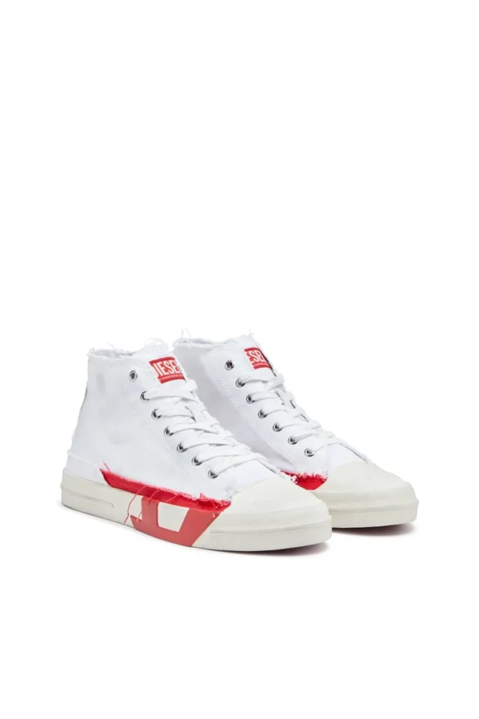 s-d-verse mid S-D-Verse-Dirty-effect sneakers alte in tela s-d-verse mid S-D-Verse-Dirty-effect sneakers alte in tela