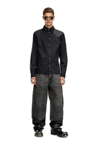 s-fitty-a Camicia formale con colletto ricamato con logo