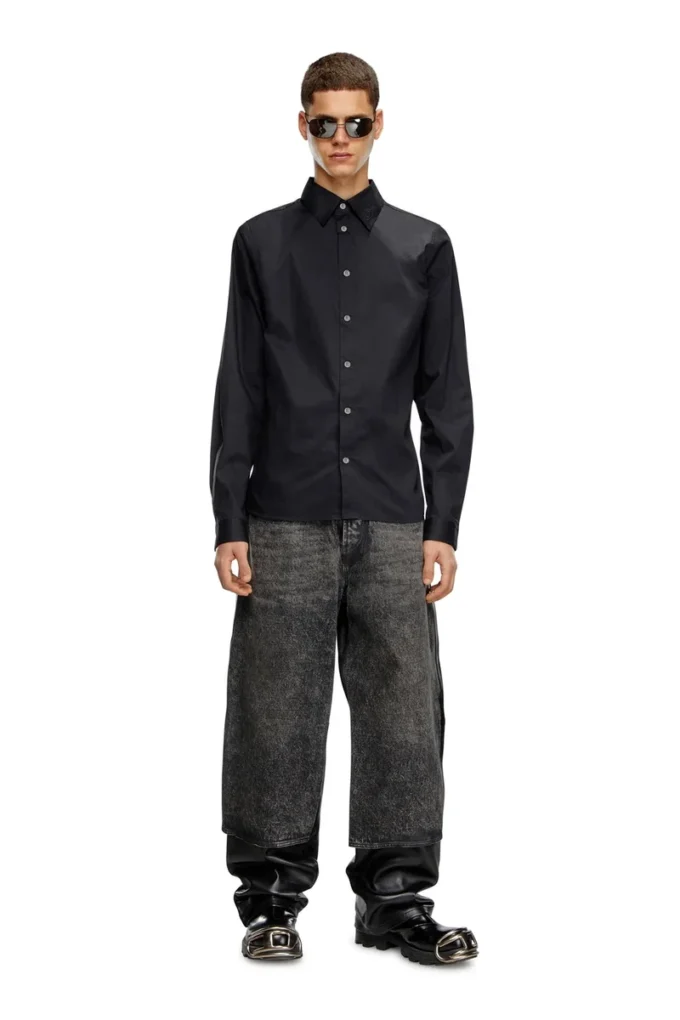 s-fitty-a Camicia formale con colletto ricamato con logo s-fitty-a Camicia formale con colletto ricamato con logo