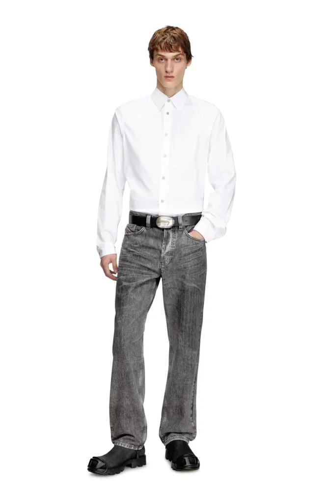 s-fitty-a Camicia formale con colletto ricamato con logo s-fitty-a Camicia formale con colletto ricamato con logo