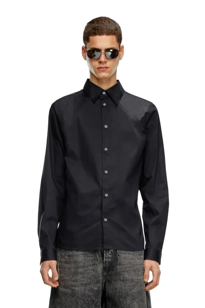 s-fitty-a Camicia formale con colletto ricamato con logo s-fitty-a Camicia formale con colletto ricamato con logo