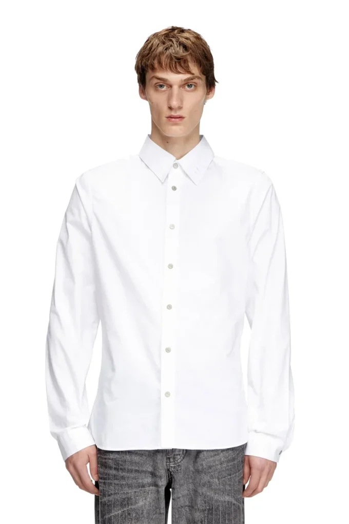 s-fitty-a Camicia formale con colletto ricamato con logo s-fitty-a Camicia formale con colletto ricamato con logo