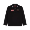 s-gander-r Camicia con mezza zip in jersey e popeline s-gander-r Camicia con mezza zip in jersey e popeline