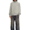 s-ginni-zip-od Felpa con zip e logo metallico