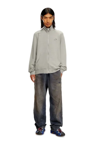 s-ginni-zip-od Felpa con zip e logo metallico