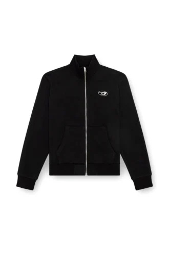 s-ginni-zip-od Felpa con zip e logo metallico