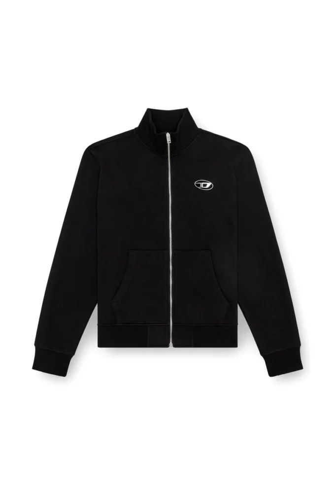 s-ginni-zip-od Felpa con zip e logo metallico